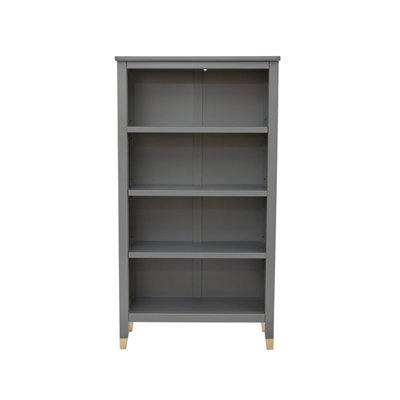 Palazzi Bookcase H127 W69 D25cm - Grey