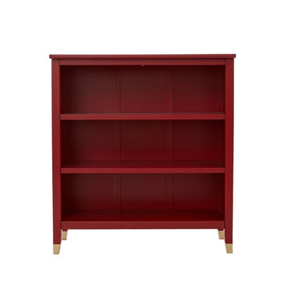 Palazzi Bookcase H97 W89 D25cm - Red