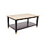 Palazzi Coffee Table H45 W100 D56cm Black/Natural