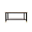 Palazzi Coffee Table H45 W100 D56cm Black/Natural