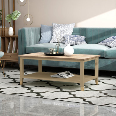 Palazzi Coffee Table H45 W100 D56cm Clay/Natural