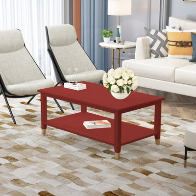 Palazzi Coffee Table H45 W100 D56cm Red