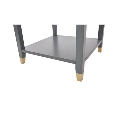 Palazzi Side Table H58 W50 D50cm Grey