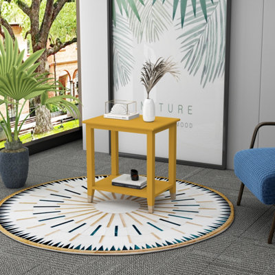 Palazzi Side Table H58 W50 D50cm Mustard