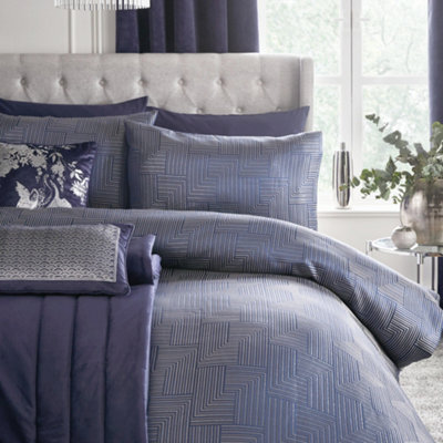 Palladio Geometric Jacquard Duvet Cover Set