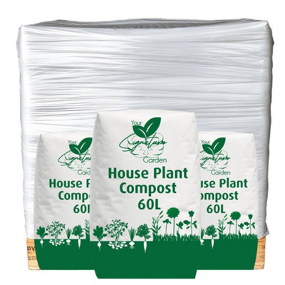 Pallet of Houseplant Compost x80 60L Bags by Laeto Your Signature Garden