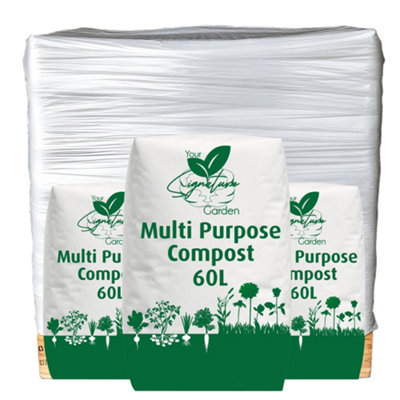 Pallet of Multi Purpose Compost x80 Bags of 60L by Laeto Your Signature Garden