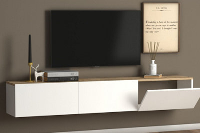 180cm Hover Wall Mount TV Unit