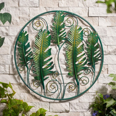 Metal wall art outdoor discount