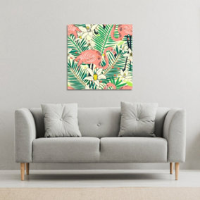 Palm Leaves (Canvas Print) / 127 x 127 x 4cm