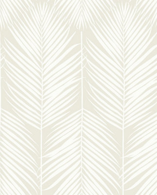 Palm Silhouette Coastal Peel and Stick Wallpaper