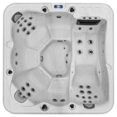 Palm Spas Cosmo 6 Seater with Lounger Hot Tub American Balboa with Bluetooth and Lights