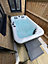Palm Spas Dual Lounger 3 Seat Hot Tub American Balboa 13amp Plug and Play or 32amp hardwired - White shell Grey skirt