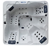 Palm Spas Happy Plus 5 Seater Twin Lounger Hot Tub Canadian Gecko