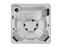 Palm Spas Refresh Plus 6 Seater 1 Lounger Hot Tub Canadian Gecko 32 AMP Music and Lights