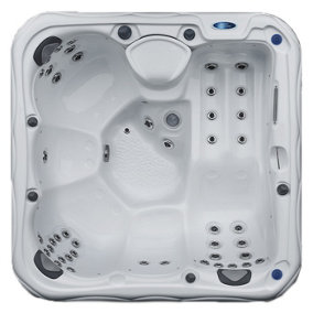 Palm Spas Viva 5 Seater 1 Lounger Hot Tub American Balboa 32 AMP Spa with MUSIC and LED LIGHTS