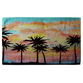 Palm Trees at Sunset (Bath Towel) / Default Title