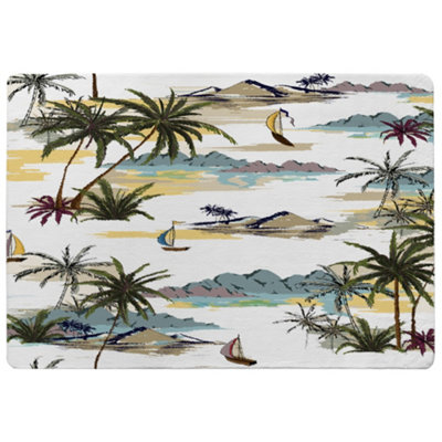 Palm Trees Designer Special Soft Home Rug