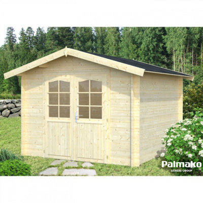 Palmako Lotta 7.3m² - 2.75m x 2.75m - 28mm Wall Logs