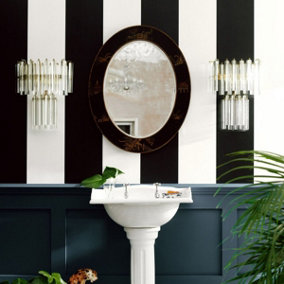 Paloma Home Monochrome Stripe Wallpaper (921508)