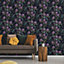 Paloma Home Vintage Chinoiserie Wallpaper Midnight (921503)