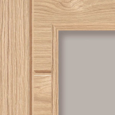 Palomino Oak Clear Glazed Internal Door