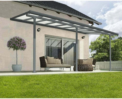 Palram - Canopia Tuscany Patio Cover Aluminium 3x3.05 - Grey