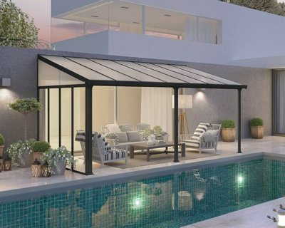 Palram - Canopia Tuscany Patio Cover Aluminium 3x3.05 - Grey - 4