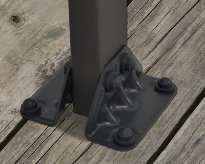 Palram - Canopia Tuscany Patio Cover Aluminium 3x4.25 - Grey - 7
