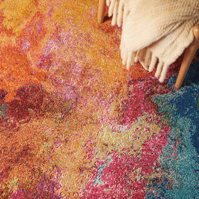 Palt Abstract Graphics Modern Easy to Clean Rug for Living Room ...