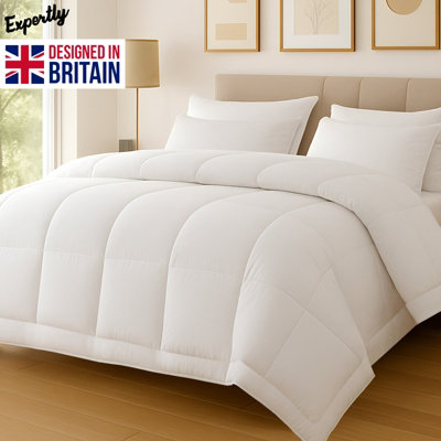Pashmina 10.5 Tog Super King size Comforter Warm and Anti Allergy Hotel Quality, Super Soft, All Seasons 100% Egyptian Cotton Quilt Duvet (Black