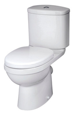 Pan, Cistern & Soft Close Seat - 780mm x 375mm x 640mm