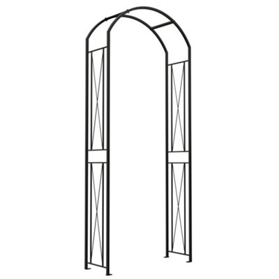 Panacea Arched Top Metal Garden Arch Galvanised Steel Inside and Out