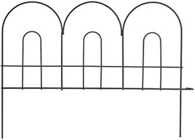 Panacea Lightweight Arched Border Edge 35 x 45cm (Black)