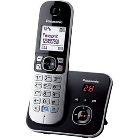 Panasonic DECT Cordless Telephone with Answer Machine, KX-TG6821EB