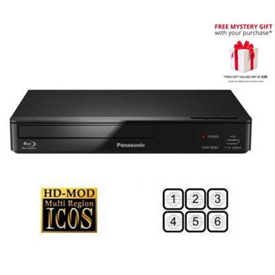 Panasonic DMP-BD84 Black Blu Ray Player MultiRegion DVD Playback