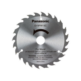 Panasonic - EY9PW13C32 Wood Cutting TCT Blade 135 x 20mm x 24T