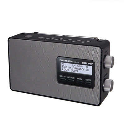 Panasonic RF-D10EB Black Portable Radio Includes Free Gift