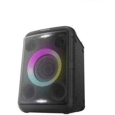 Panasonic SC-BMAX5E-K Black Portable Built-in Lights Bluetooth Party Speaker Includes Free Gift