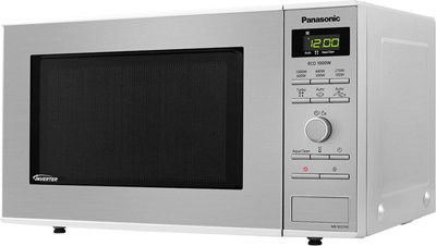 Panasonic  Solo Inverter Microwave Oven, 23 Litre, 1000 W, Stainless Steel, NN-SD27HSBPQ