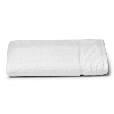 Panda Bamboo Hand Towel Pure White