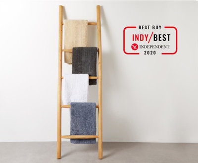 Panda Bamboo Reversible Bath Mat Urban Grey