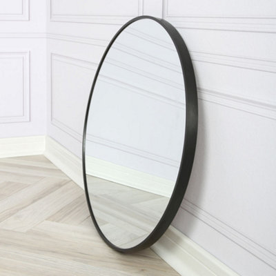 Pandora Round Wall Mirror 60x60 cm (Black)