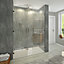 Panel Company Large Brushed Silver Shower Panel 1.0m x 2.4m