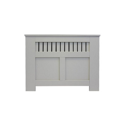 Panel Grill French Grey Painted Radiator Cover - Small | DIY at B&Q
