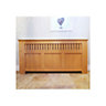 Panel Grill Oak Radiator Cover - Extra Large