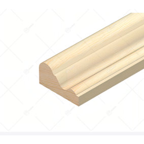 Panel Mould Beads 30mm(W) x 15mm(T) x 3600mm (L) 10 Lengths In A Pack
