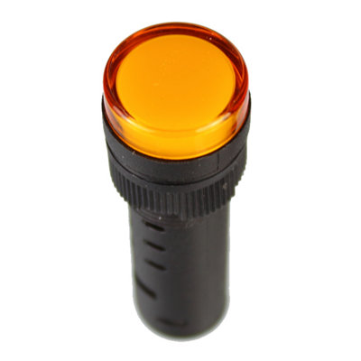 PANEL-MOUNT-INDICATORS-16MM AMBER
