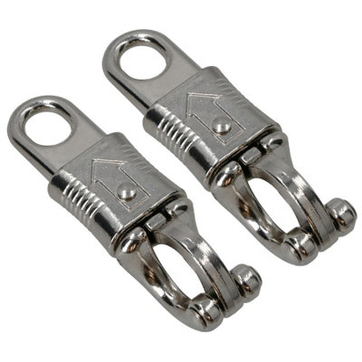 Panic Hook 2 Pack Quick Release Trigger Shackle Equestrian Animal Lead Rope