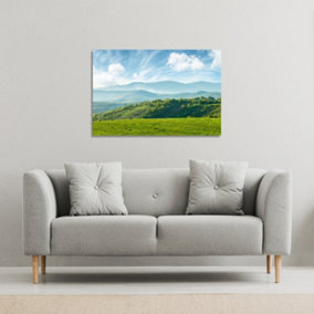 panorama of beautiful countryside of romania (Canvas Print) / 127 x 101 x 4cm